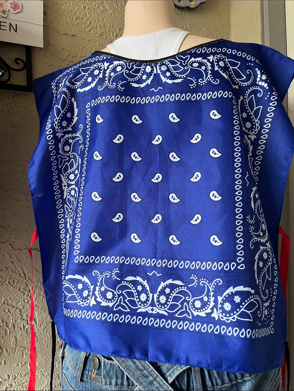 Ladies red white blue Print tops with graphic on the front. Perfect for summer.